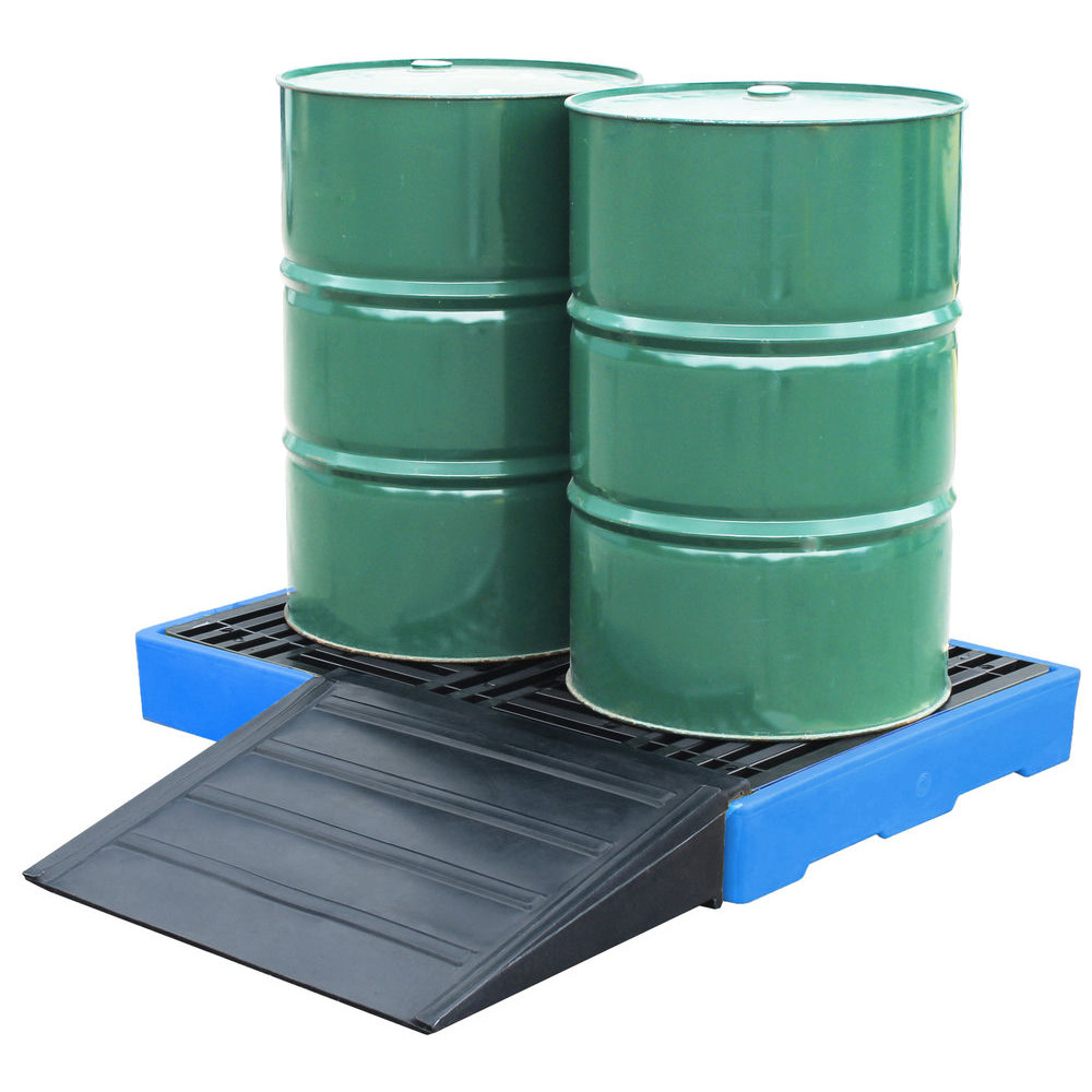 Bacia retencao em polietileno para bidoes