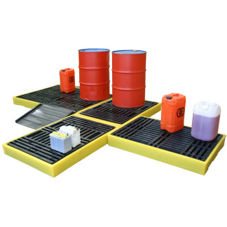 Bacia retencao em polietileno para bidoes1