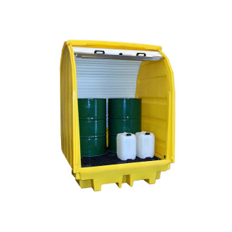 Bacia retencao em polietileno para bidoes