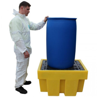 Bacias de retencao em Polietileno para bidoes1