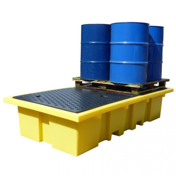 Bacia retencao para bidoes