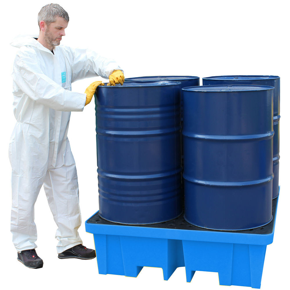 Bacias de retencao em Polietileno para bidoes1