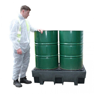 Bacias de retencao em Polietileno para bidoes1