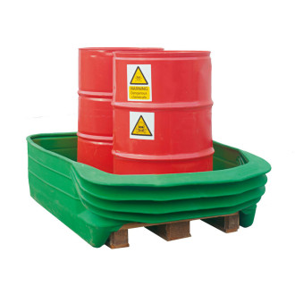 Bacias de retencao em Polietileno para bidoes5